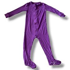 Magnetic Me Solid Purple Footed Sleeper   Size 12  18M Snug Fit / Modal 