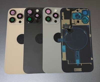 iPhone 16 Pro Max Rückseite Glas Ersatz MagSafe mit NFC Kameralinse -- Magnete