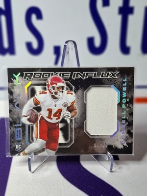 Nfl Panini Trading Cornell Powell 2021 Black RI-CP /99 RC PATCH, Chiefs