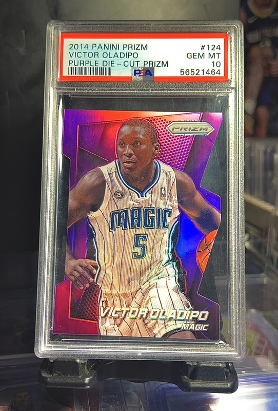 Victor Oladipo 2014-15 Panini Prizm NBA #124 Purple Die-CutPrizm /199 PSA 10 😍