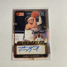 Corey Kispert Gonzaga Basketball Leaf Autograph Auto Rookie Card Wizards NBA RC