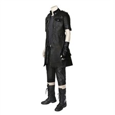 Costume vestito FF14 Noctis Lucis Caelum con scarpe COSPLAY uomo cappotto costume
