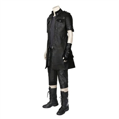 FF14 Noctis Lucis Caelum Costume Outfit with Shoes COSPLAY Mens Costume Coat