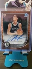 Egor Demin 2025 Bowman Chrome #BCA-ED Orange Reptilian Refractor Auto RC /25
