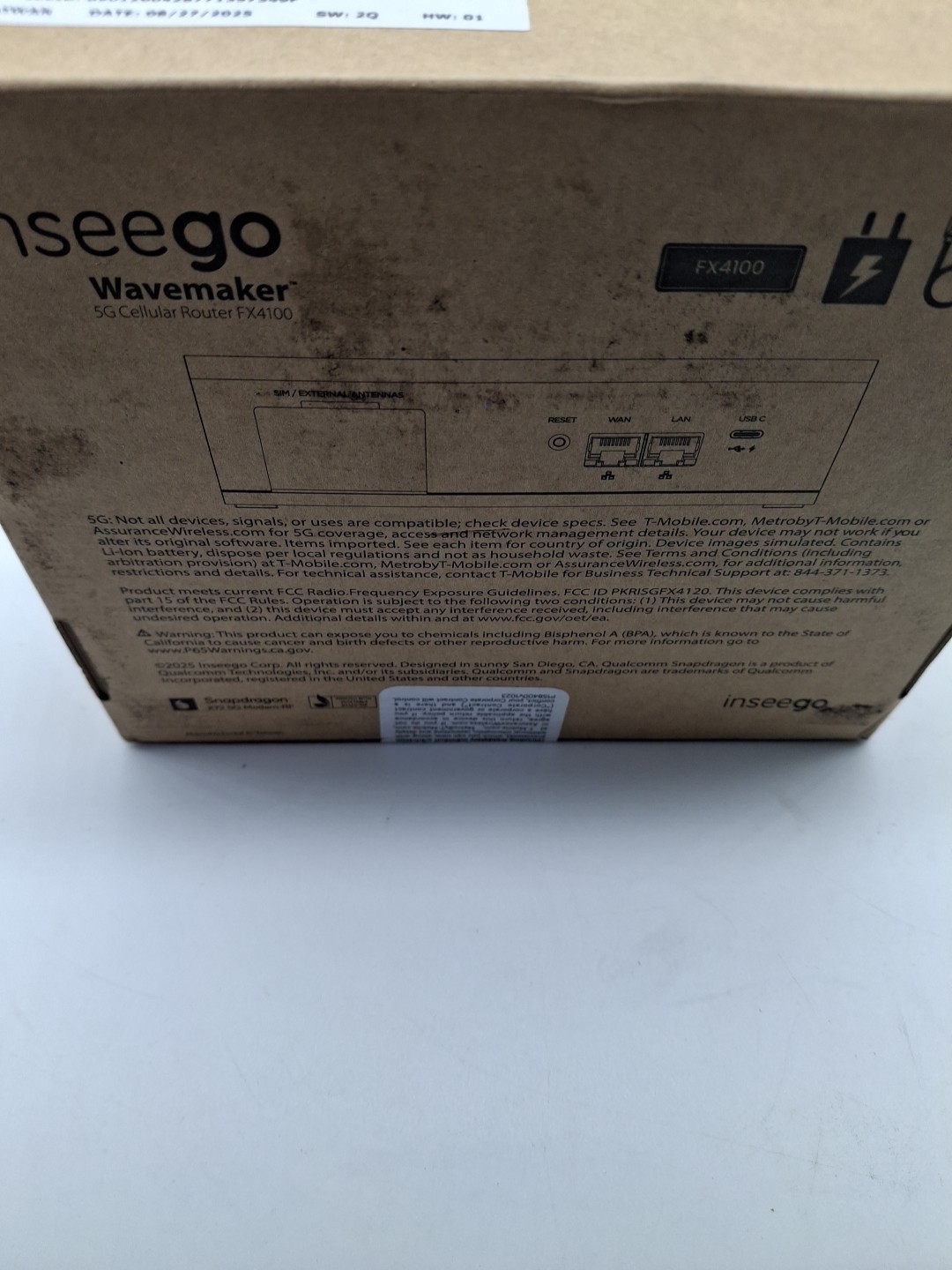 Indoor 5G cellular routers Inseego Wavemaker 5G cellular router FX4100