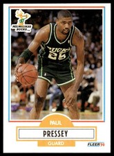 1990-91 Fleer Paul Pressey Milwaukee Bucks #107