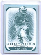 2025 Panini Phoenix Silver Contours Devon ACHANE Miami Dolphins 