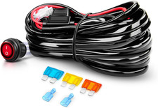 Off-Road ATV/Jeep LED Light Bar Wiring Harness with 40 Amp Relay  Switch