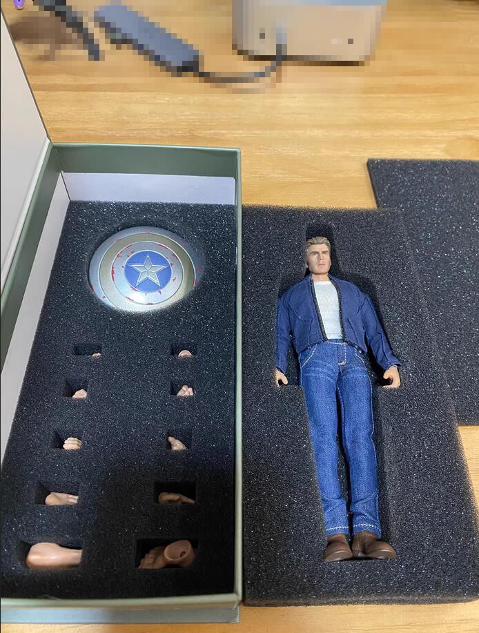 Nota Studio Captain America 1.0 Steve Rogers 6in Action Figure Doll ...