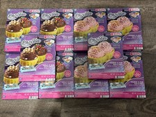 Lot Of 10 FREEZY BAKE by EASY BAKE Ice Cream 5 Strawberry  5 Chocolate REFILL