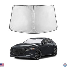 Mazda 3 Windshield Sunshade 2019-2025, UV Block, Foldable Car Interior Protector