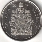 2026 Canadian First Strike Brilliant Uncirculated KCIII 50 Cent coin!