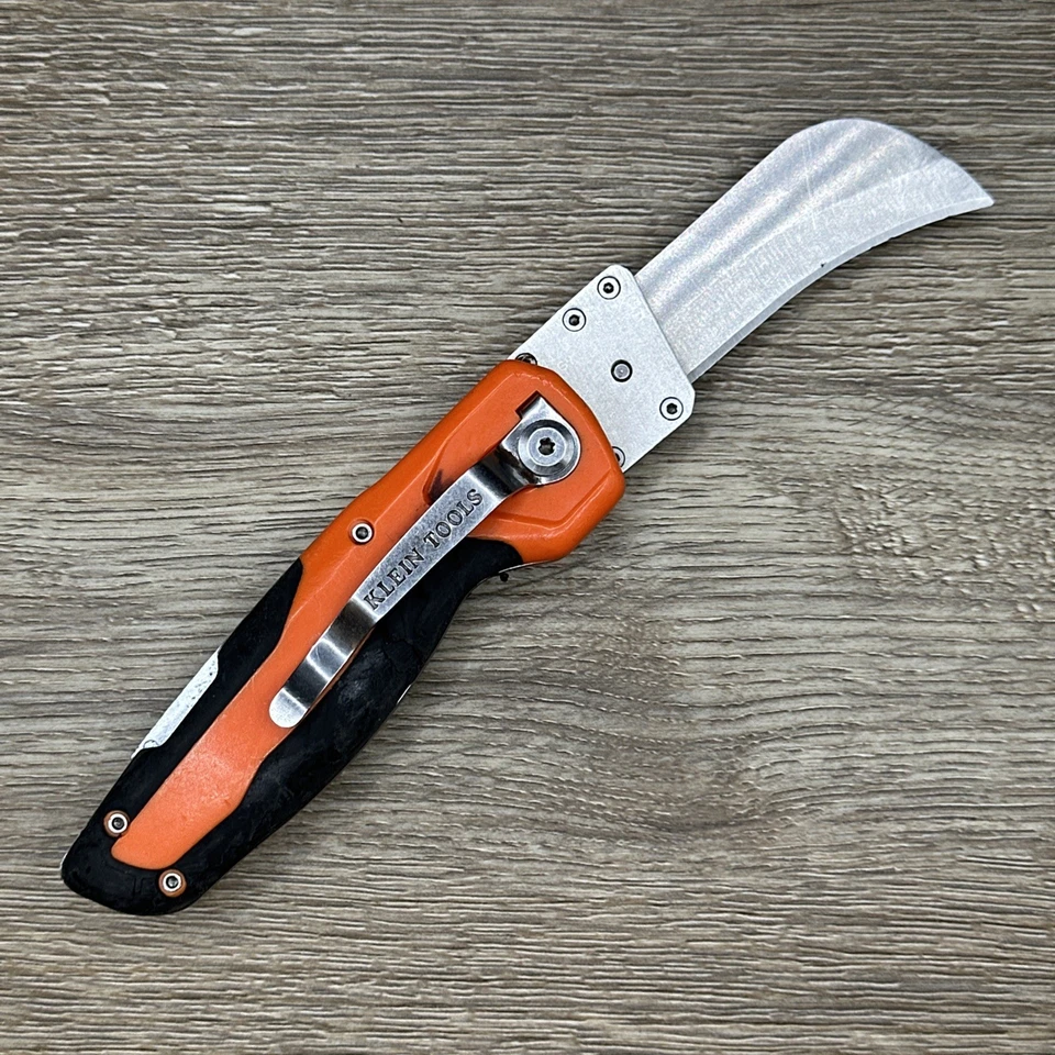 Klein工具折叠刀锁回可更换Hawkbill刀片44218 — 第 2/4 张图片