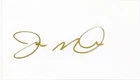 HOF -JOE MONTANA- Signed/Autograph/Auto SAN FRANCISCO 49ers Football Index Card