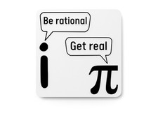 I Be Rational Get Real  Funny sign For Home or Office
