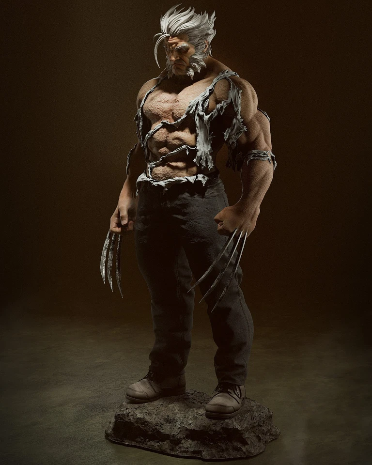 Logan by CA 3D Studio - 3D Printed Resin Model Kit (Unassembled & Unpainted) - Image 3 of 4