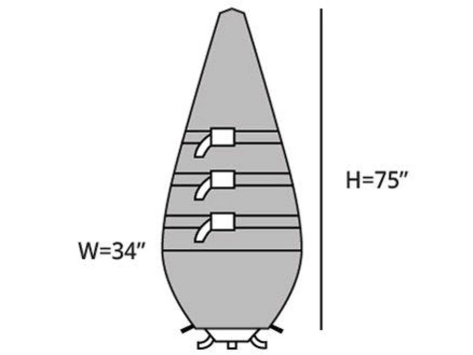 Keepsakes Upright Christmas Tree Storage Bag Superior Protection, Cinch Strap... - Image 3 of 4