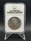 1901-O $1 Morgan Dollar NGC MS63 New Orleans NICE COIN + HOLDER!!