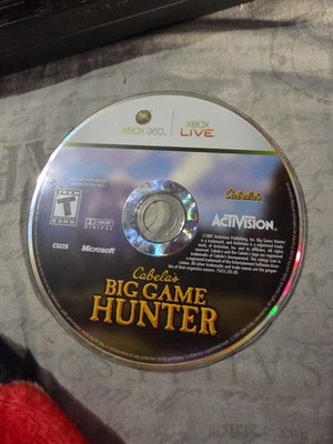 Cabela's Big Game Hunter (Microsoft Xbox 360 Disc Only Untested Surface scratche
