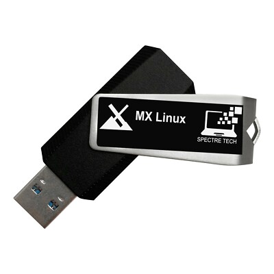 MX Linux 19 64 Bit 16 Gb 3.0 Live USB Bootable Live Install