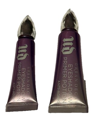 2 URBAN DECAY EYESHADOW PRIMER POTION ANTI-AGING Full Size And Mini