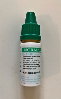 FORA GOD Enzyme Glucose Control Solution (Normal Range) EXPIRATION  4/10/2027