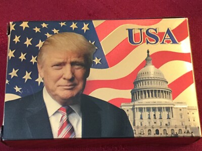 Donald Trump 24k Gold Plated Playing Cards USA - President TRUMP