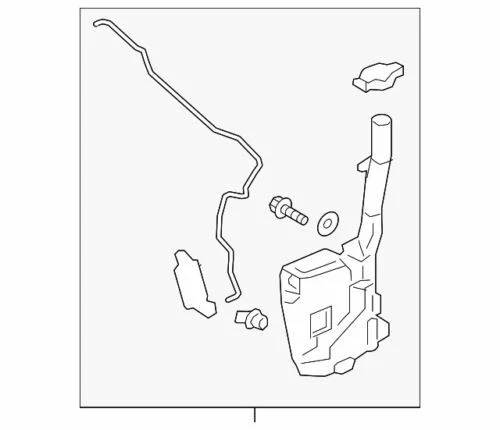 OEM NEW Ford 2017-2020 Continental Windshield Washer Reservoir GD9Z-17618-D