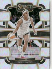 2023-24 Panini Select WNBA Silver Prizm Jackie Young Las Vegas Aces #38
