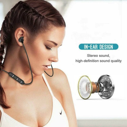Earphones Sports Bluetooth Wireless 5.0 Earbuds Headphones Headset Stereo In Ear - Picture 10 of 10
