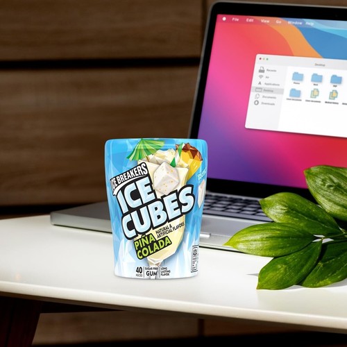 ICE BREAKERS Ice Cubes Pina Colada Flavored, Sugar Free Gum (Pack of 8) On Sale! - Picture 4 of 8