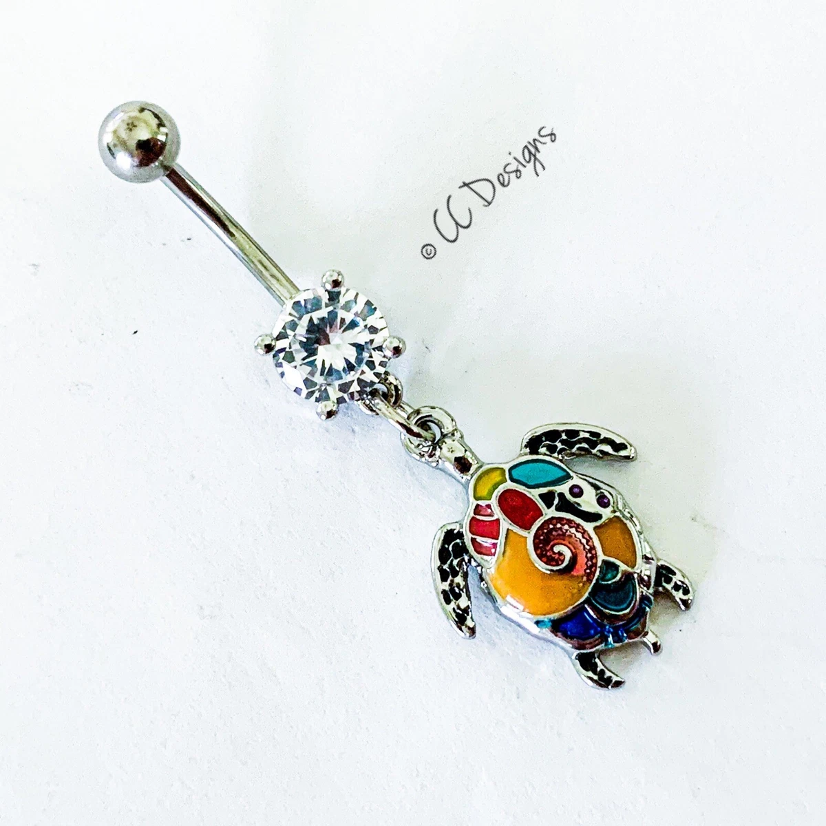 Swirl belly button ring outlet