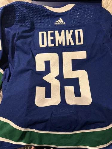Thatcher Demko Game Worn Hockey Jersey