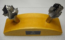 Lot of (2) New BUP Utensili Carbide Blade CNC Router Stair Railing Cutters