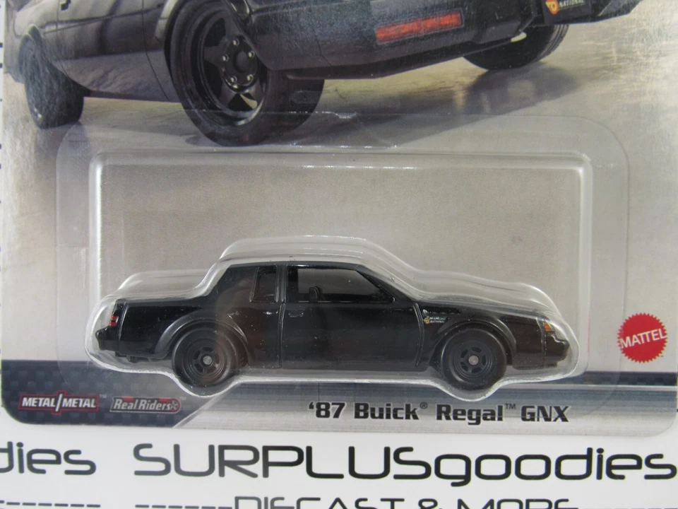 Hot Wheels Fast & Furious 1987 BUICK REGAL GRAND NATIONAL GNX Кендрик Ламар - Изображение 2 из 4