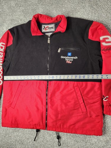 Vtg Dale Earnhardt Chase Authentic Fleece Top Racing Jacket Goodwrench Large - Picture 10 of 10