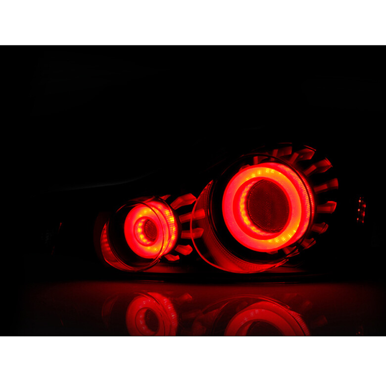 For 200813 G37/201415 Q60 Coupe 2Dr LED Tail Lights Rear Lamp Black