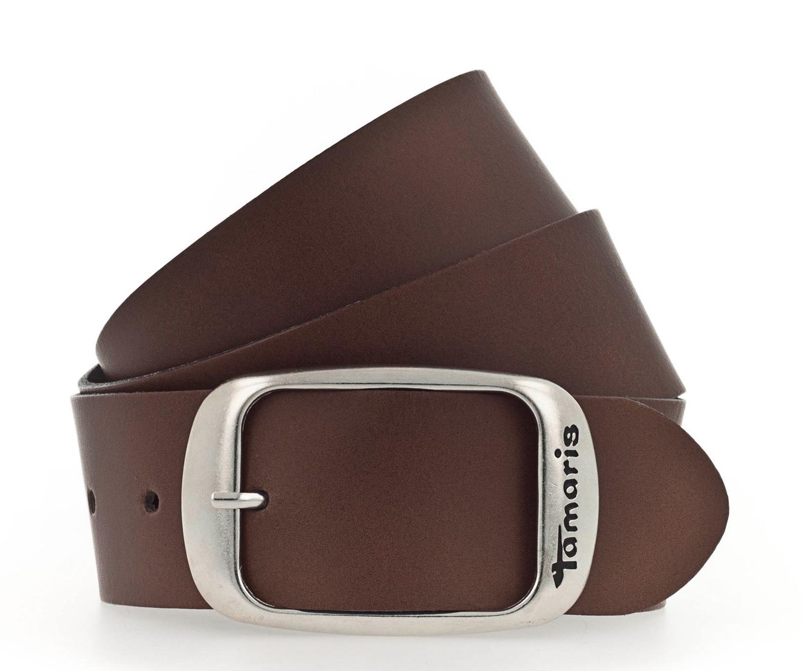 Tamaris Leather Belt W115 Mid Brown