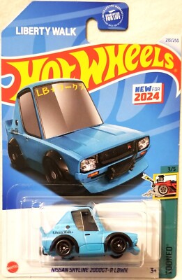 Hot Wheels - 2024 Tooned 3/5 Nissan Skyline 2000GT-R LBWK 213/250 (BBHRY85)