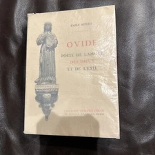 OVIDE, POETE DE L'AMOUR, DES DIEUX ET DE L'EXIL - RIPERT EMILE - 1921