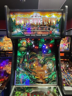 BANZAI RUN Pinball Machine - Williams 1988 - 2797 | eBay