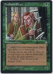 Fyndhorn Elves #132 Ice Age Magic: The Gathering