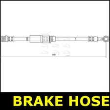 Brake Hose Rear FOR ROVER 200 220 2.0 95->00 Diesel RF Apec