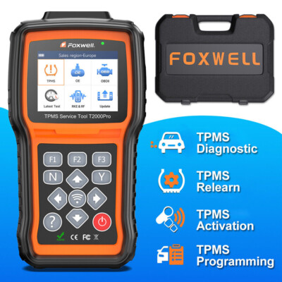 Tire Pressure TPMS Relearn Activate Sensors Programming Car OBD Diagnostic Tool