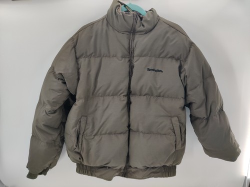 Remington Piumino Giacca Caccia Cappotto Taglia Media Reversibile Oliva Mimetico - Foto 7 di 13