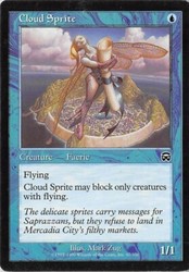 Cloud Sprite 67/350 Mercadian Masques Magic: The Gathering