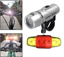 LED Bicycle Headlight Bike Head Lights Cycling Front Rear