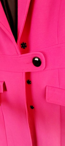Stunning Principles Ben De Lisi Ladies Coat Size 12. Bright Cerise. Christmas! - Picture 3 of 6