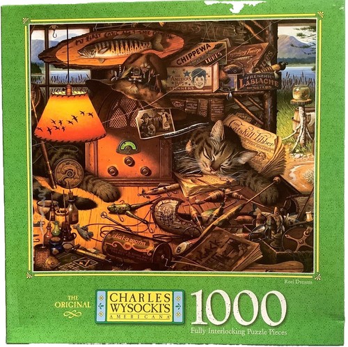 Buffalo Games Charles Wysocki Lilac Point Glen 1000 Piece Jigsaw Puzzle