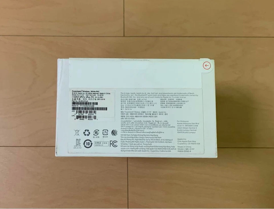 Fones de ouvido intra-auriculares Bluetooth Beats By Dre Powerbeats3 sem fio branco - Imagem 4 de 4